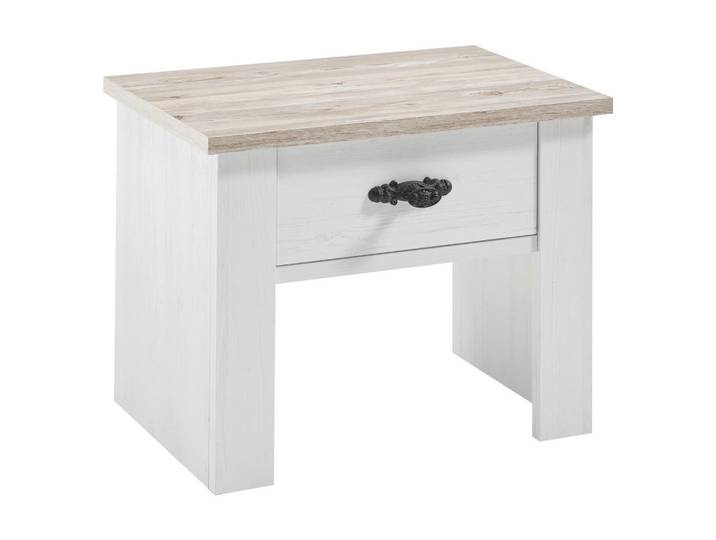 Mid.you Nachttisch, Pinien, Hellbraun, 1 Schublade(n) Schubladen, rechteckig, 58x45x40 cm, Schlafzimmer, Nachttische