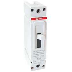 RS PRO, Schutzschalter, RS RS01, Schutzschalter 1-polig, 63A Frontp