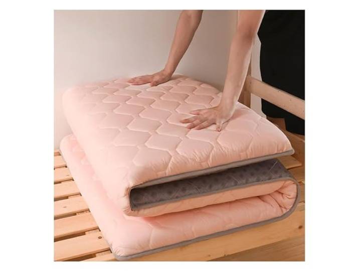 TVANTRUXIS Tatami-Futon-Matratze Mehrfarbig 0,9x2m 1x2m 1,2x2m Schlafzimmer Camping Sofa: Bodenbelag(Pink,1.2x2m(47x79in))