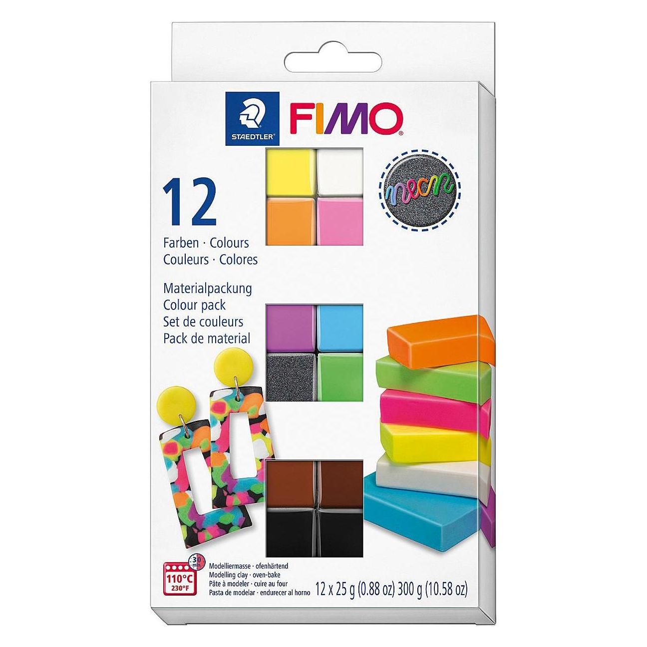 Fimo Mod.masse eff neon MP Set (8013 C12-3)