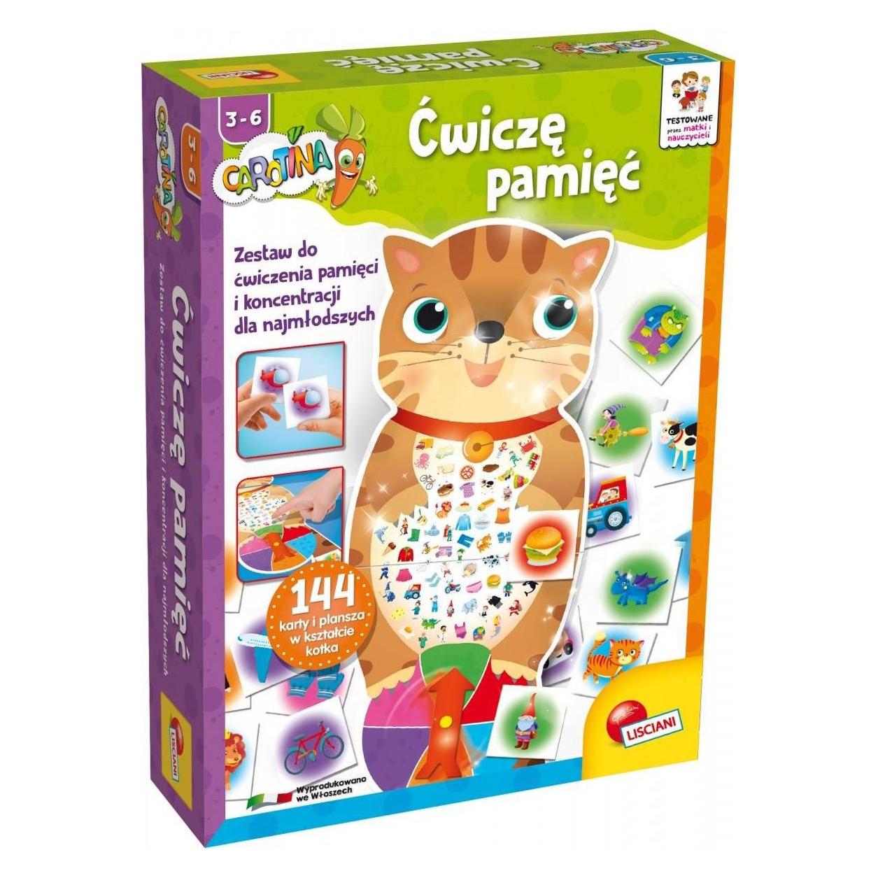 Lisciani Game Carotina I train my memory (Polnisch, 2 Spieler) (304-PL57511)