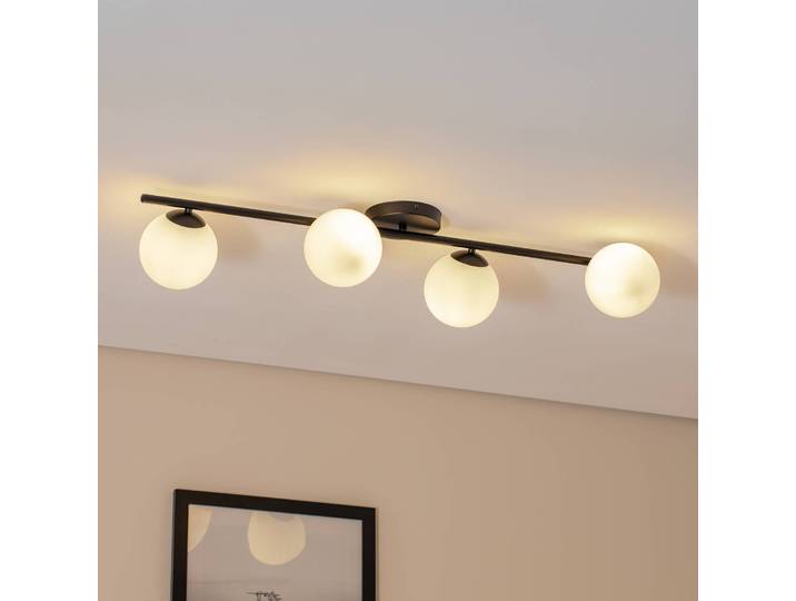 Deckenleuchte Glassy EMIBIG LIGHTING, dimmbar, schwarz, für Wohn- / Esszimmer, Glas, Modern