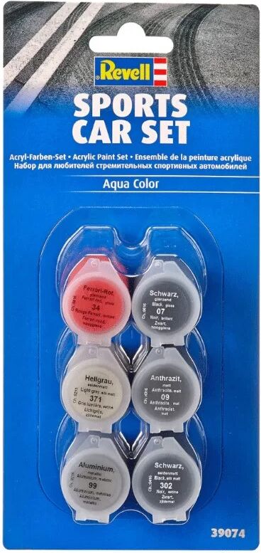 Set de peinture Aqua Color Sports Car - Revell