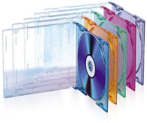 Caixas de CD TnB Slim Coloridas - 25 uni