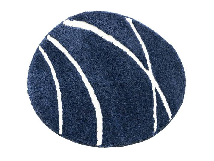 Tapis de bain en polyester 2250 g/m² bleu 85x100cm