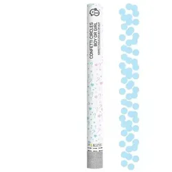 Junge oder Mädchen? Pneumatische Konfettikanone – 60 cm, blau