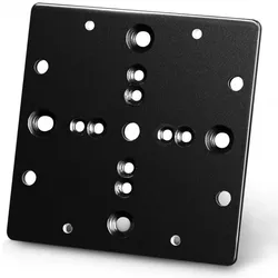 Adam Mounting Plate A-series (1 Stk., Wandmontage), Lautsprecher Ständer + Wandmontage, Silber