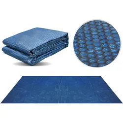 Miganeo Pool Solarfolie 800 x 500 cm rechteckig | schwarz/blau | 180 my