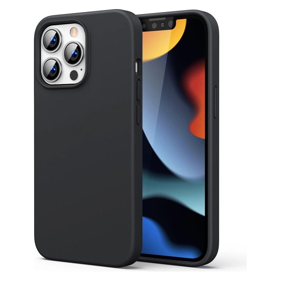 Ugreen Protective Silicone Case rubber flexible silicone case cover for iPhone 13 Pro Max black (Apple iPhone 13 Pro Max) (80677-ugreen)