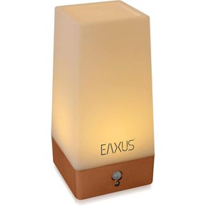 Eaxus Nachtlicht LED, mit Batterie, mit Dämmerungssensor & Bewegungsmelder, warmweiß