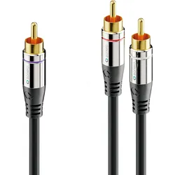 SON AC900-030 - Cinch Subwoofer Kabel, Cinch Stecker > 2x Stecker, 3 m