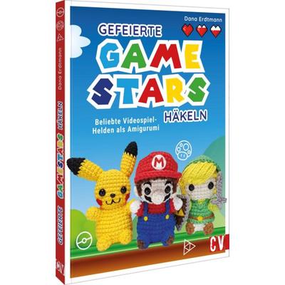 Gefeierte Gamestars häkeln, Gebundene Ausgabe von Dana Hube, Christophorus, 978-3-8410-6636-7