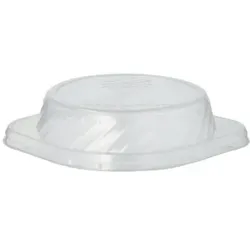 Papstar Deckel für Snack- und Suppenschalen (Mehrweg), Ø 16,2 cm, H 4 cm transparent, 18 x 12 Stück