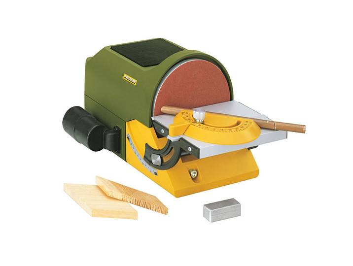 PROXXON Tellerschleifgerät TG 125/E 230V Schleifteller 125 mm\, Tisch Aluminium