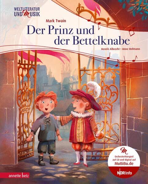 Henrik Albrecht - Der Prinz und der Bettelknabe (Weltliteratur und Musik mit CD und zum Streamen): Twain, Der Prinz und der Bettelknabe + CD - Preis vom 17.10.2026 19:25:27 h