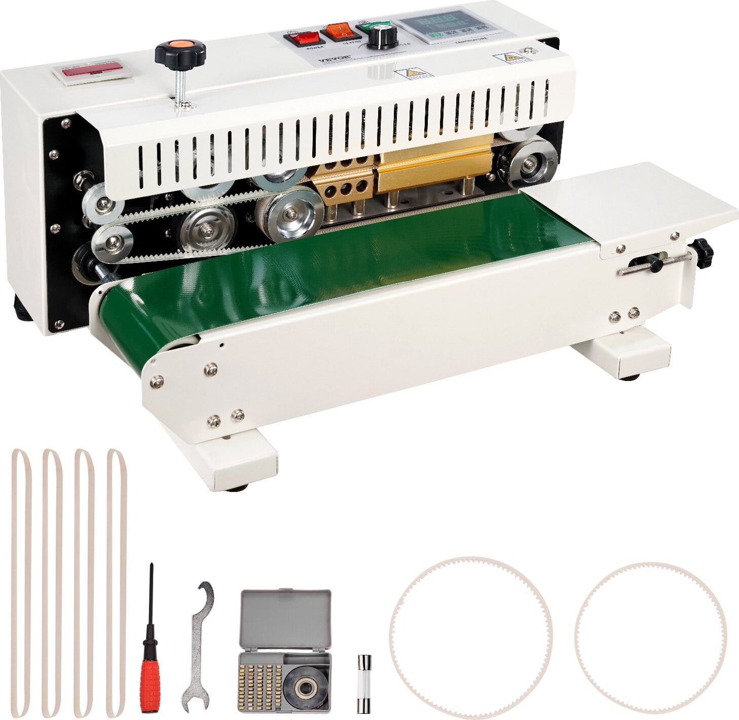 Continue afdichtingsmachine met 100 mm transportbandbreedte