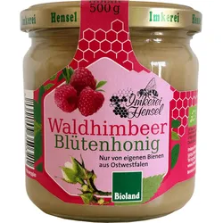 Bio Waldhimbeer-Blütenhonig 500 g | der Bioland-Imkerei Hensel