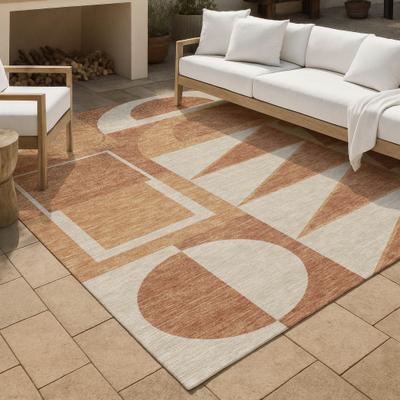 Addison Rugs Machine Washable Indoor/ Outdoor Modern Crowley Chantille Rug