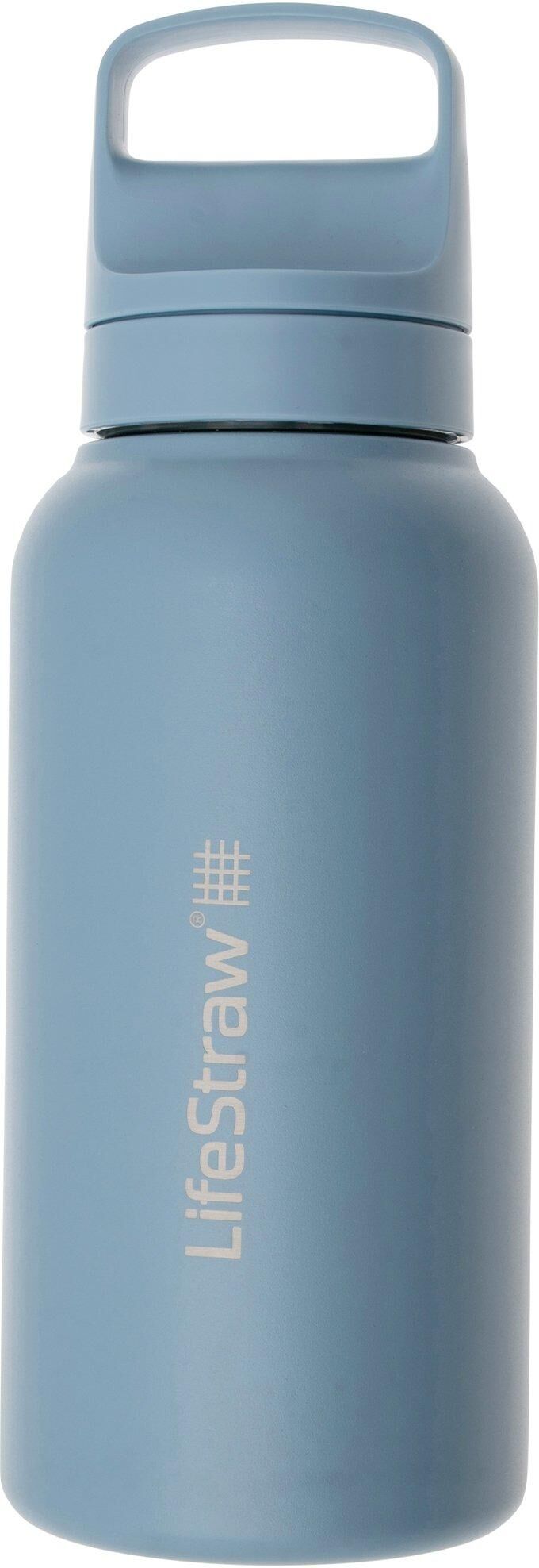 Butelka LifeStraw Go Icelandic Blue GOST-1L-ICE Stainless Steel, z filtrem 2-stage, 1L