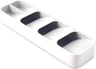 Uplifted Finds Space Saving Cutlery Organizer And Kitchen Drawer Storage Tray white 1 Pc