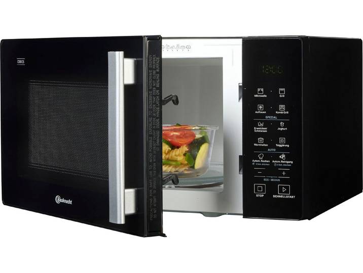 BAUKNECHT Mikrowelle MWO 253 B, Grill, Mikrowelle, 25 l, Mit Grill und Automatikprogrammen wie Warmhalten und Schmelzen