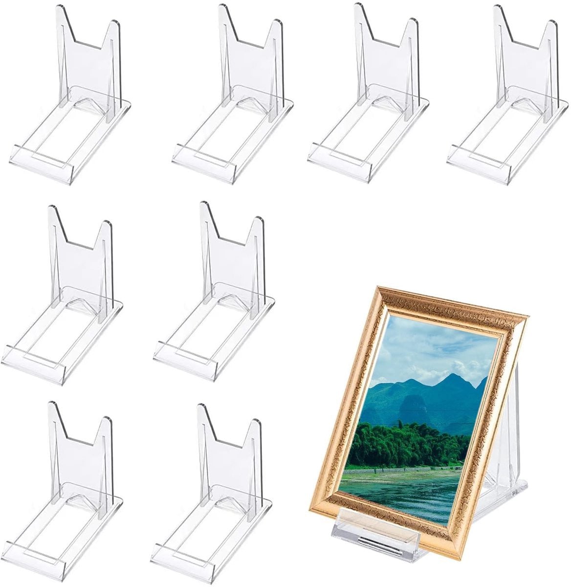 Bordenstandaard voor 8 borden, verstelbaar en duurzaam