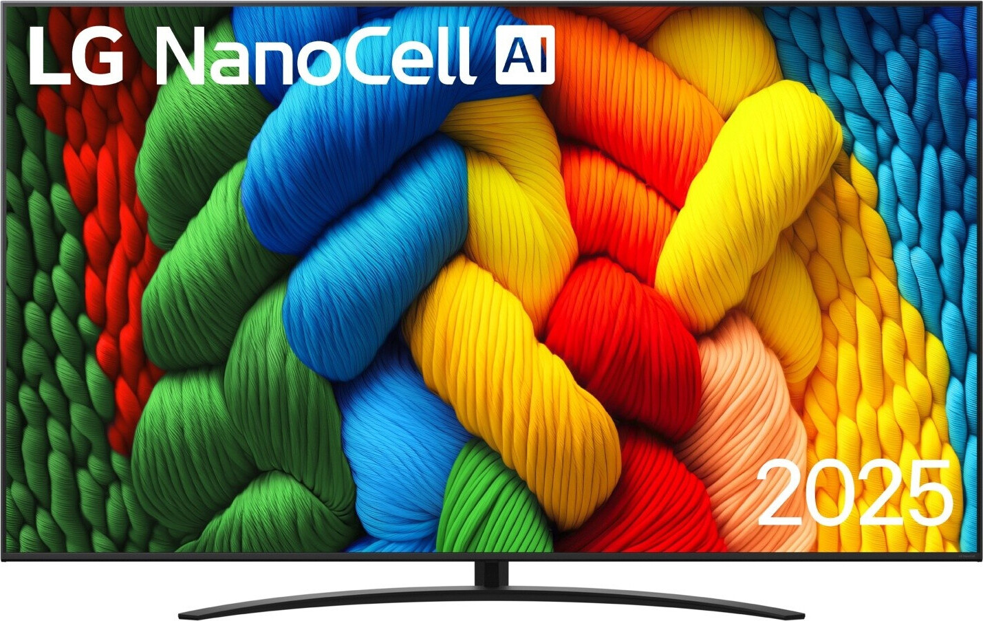 LG NanoCell AI TV NANO 86'' 2025 Smart TV 81A6A, 2,18 m (86"), 3840 x 2160 Pixel, NanoCell, Smart-TV, WLAN, Schwarz