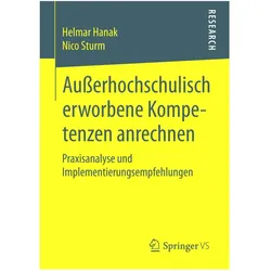 Ausserhochschulisch erworbene Kompetenzen anrechnen, Fachbücher von Nico Sturm, Helmar Hanak