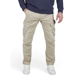 riverso Cargohose Herren Stretch Tapered Fit RIVNick - Safari Brown - 30