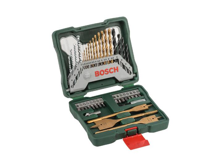 Bit-Set BOSCH X-Line TiN, 40-teilig , grün (gelb, schwarz, silberfarben), Bits, Bit-Set
