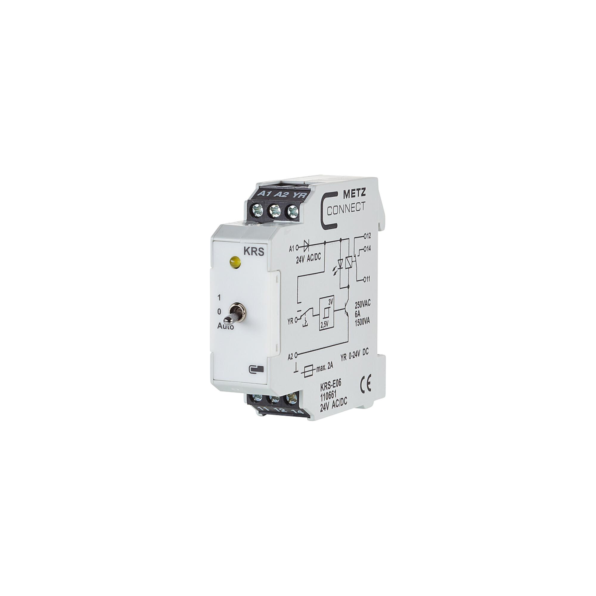 BTR NETCOM Schnittstellenmodul 1W mit Handbedienebene KRS-E06 24ACDC Auto ; Metz Connect (110661)