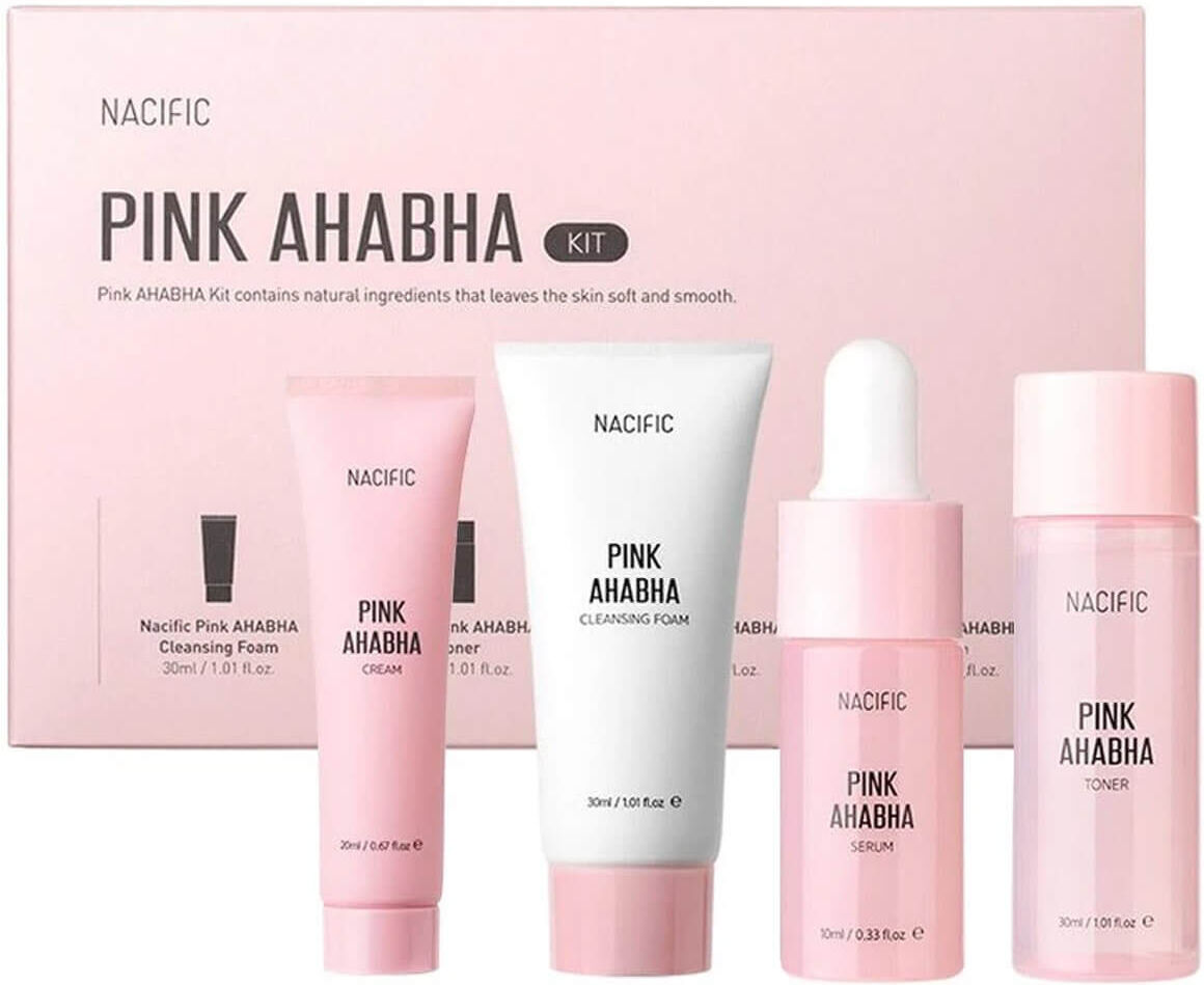 NACIFIC Pink Aha Bha Gift Set