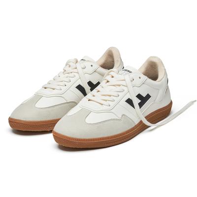 Sneaker FLAMINGOS LIFE "BURELA SLIM", Damen, Gr. 40, schwarz (panna schwarz), Synthetik, Textil, Schuhe Sneaker, veganer Sneaker, Obermaterial aus 70% Maisresten