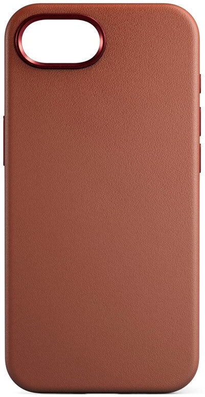 Epico - iPhone 17e / 16e - Mag+ Ægte Læder Cover - MagSafe Kompatibel - Brun