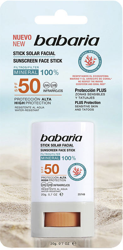 Babaria Solar Stick Facial SPF50 20 gr