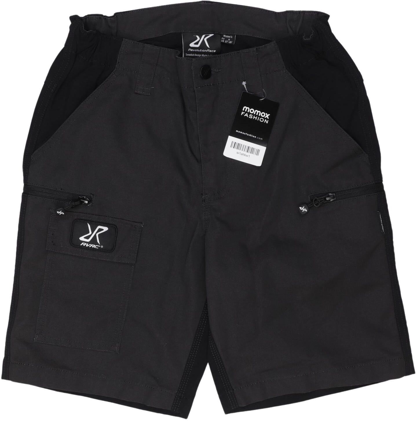 Revolution Race Damen Shorts, Grau, Gr. W27, Synthetik / Elasthan / Baumwolle - Second Hand