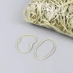 Gummiringe, weiß 3 mm | 50 mm, Kautschuk