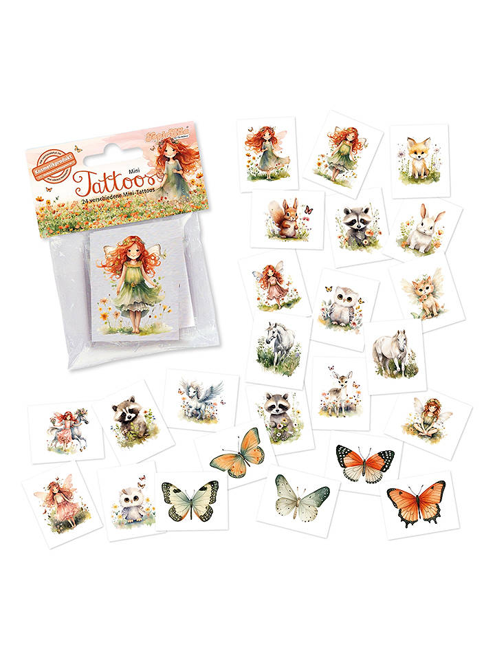 Lutz Mauder Tattoo-Set "Elfenprinzessin" - ab 3 Jahren - onesize