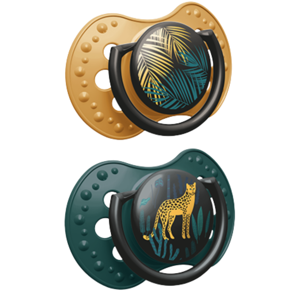 Lovi Dynamic Silicone Soother 2&nbsp;un. Jungle Vibes 0-3 Months