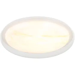 Deckenlampe Wohnzimmerleuchte Deckenleuchte LED CCT Marmoroptik weiß D 38,5 cm
