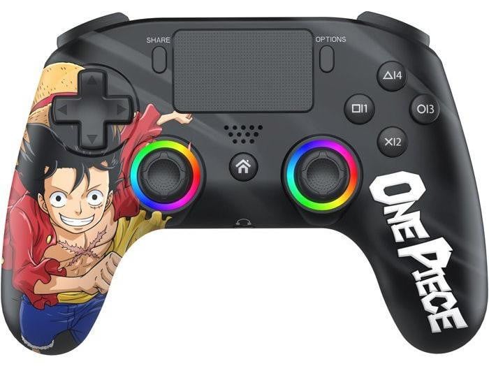 Subsonic Draadloze Bluetooth-controller voor PS5 en PC - One Piece Luffy Fishman-thema - Zwart