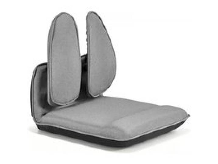 VEVOR Bodenstuhl, 5 Positionen Verstellbarer, Bodensessel mit Ergonomischer Rückenlehne, Metallrahmen, Schaumstoff & Leinenbezug, Bodensitz Multifunktional zum Lesen & Entspannen, Grau