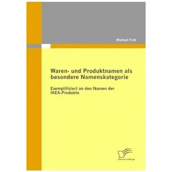 Waren- und Produktnamen als besondere Namenskategorie, Fachbücher von Michael Fink