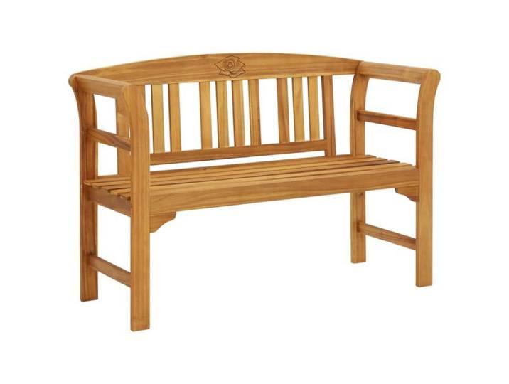 NEW 2025  Banc de jardin - Banquette outdoor - 114 cm - bois d'acacia solide @@U1316497