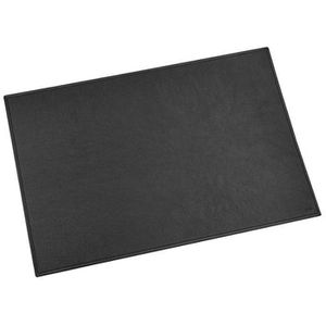 Läufer Schreibunterlage 38636, Modena, schwarz, Echt Leder, blanko, 65 x 45cm