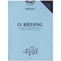Concerto for Violin and Piano, Op. 34, für Violine und Klavier, m. Audio-CD, Fachbücher von Oskar Rieding