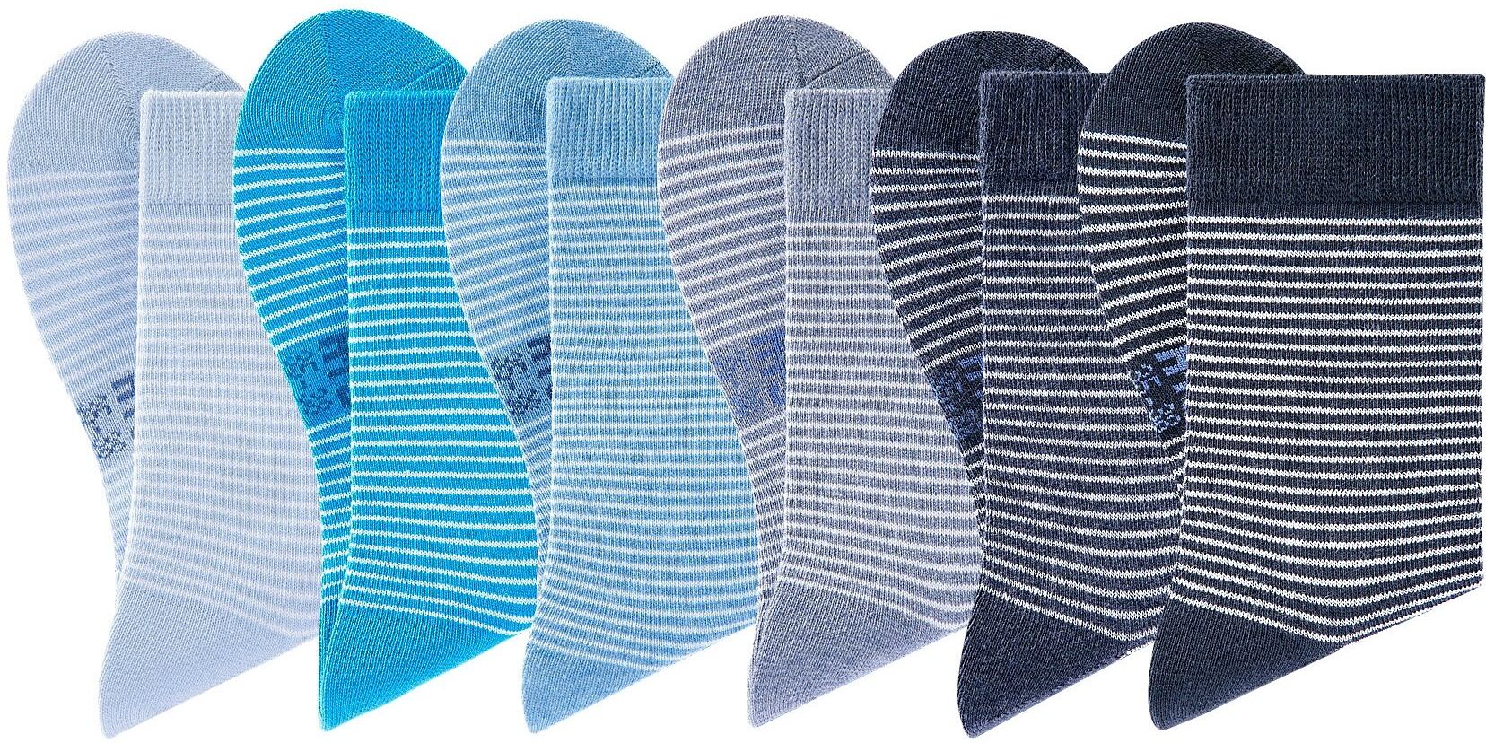 Socken H.I.S "Damen Socken Ringelsocken Strümpfe", Damen, Gr. 39-42, blau (marine, ecru, dunkeljeans, ecru, hellblau, ecru, jeans, ecru, türkis, ecru, babyblau, ecru), Baumwolle, Baumwollmischung, Elasthan, Polyamid, geringelt, meliert, elastisch, Socken 