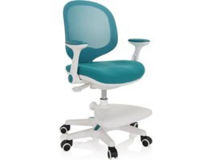 HJH OFFICE Chaise enfant ou Chaise de bureau enfant KID ERGO évolutive (Bleu)
