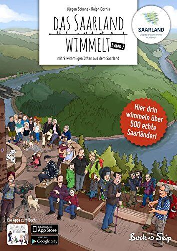 Jürgen Schanz - Das Saarland wimmelt - Band 2: Ein Wimmelbilderbuch für Kinder von 2 bis 99 Jahren - Preis vom 14.10.2026 23:07:16 h