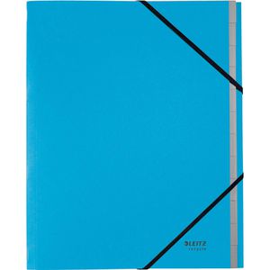 Leitz Ordnungsmappe 3915-00-35, recycle, A4, aus Recycling-Karton, blau, 12 Fächer
